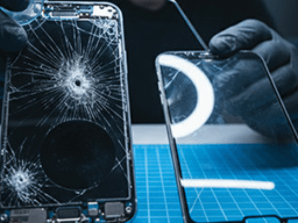 Display and damage screen